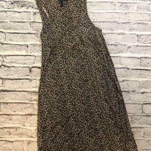 Leopard print comfy dress
